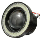 2PCS 3 Inch Projector LED Fog Lights Angel Eyes with Blue/White Halo Ring DRL Lamp 12V for Car Motorcycle