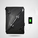 USB Anti Theft Crossbody Bag Men Chest Bag Waterproof Detachable Shoulder Bag for Camping Travel