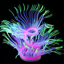 Aquarium Fish Tank Decor Silicone Sea Anemone Plant Artificial Coral Ornament Aquarium Decorations