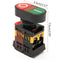 220V Red Green Power ON/OFF Start Stop Push Button Light Indicator Switch