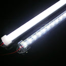 50CM SMD 5730 36 LED Rigid Strip Tube Bar Light Lamp With U Aluminium Shell + PC Cover DC12V