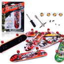 Random Color Graffiti Finger Skateboard Mini Suit With Tools Toys For Kids Children Gift
