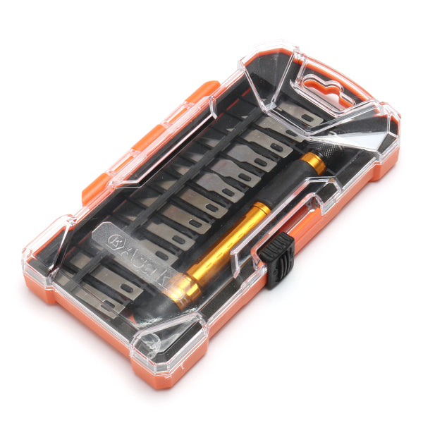 14 in 1 Precision Carved Knives Set Razor Blade Exacto Cutting Arts Craft Hobby Tool Kit