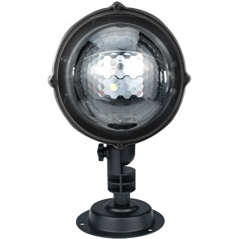 5W Moving Snowflake Snow LED Mini Projector Light Adjustable Waterproof Lamp