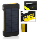 Bakeey F5 10000mAh Solar Panel LED Dual USB Ports DIY Power Bank Case Battery Charger Kits Box