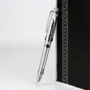 Penbbs 268 Vacuum Filling Fully Transparent Fountain Pen 0.5mm Nib Writing Signing Pen Office School Stationery Supplies Gift for Students Friends Family