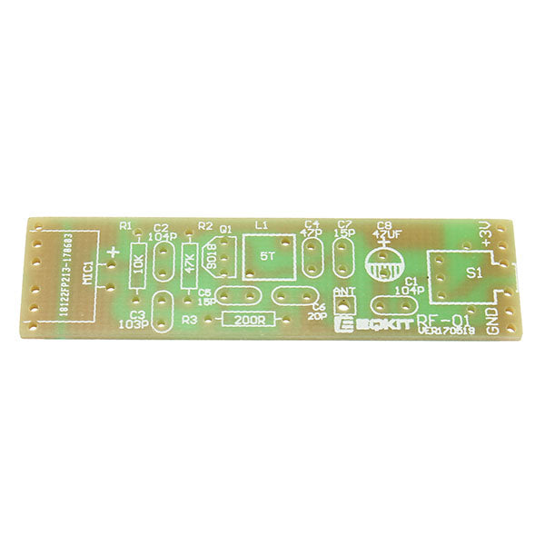 10Pcs RF-01 DIY Wireless Microphone Parts 5mA 70MHz FM Transmitter Production Kit With Antenna