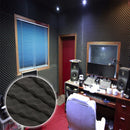 6Pcs Acoustic Sound Treatment Convoluted Egg Profile Foam Panels