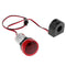 5pcs Red Light 2in1 22mm AC50-500V 0-100A Amp Voltmeter Ammeter Voltage Current Meter With CT Au23