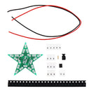 DIY SMD Pentagram LED Flash Light Electronic Practice Kit With Battery Case