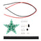 DIY SMD Pentagram LED Flash Light Electronic Practice Kit With Battery Case