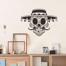 Miico FX3038 Halloween Sticker Cartoon Wall Stciker Skull Pattern Removable Stciker Room Decoration