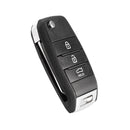 3 Bottons Flip Folding Remote Key Case Shell for KIA K2 K3 K5 Carens Cerato Forte