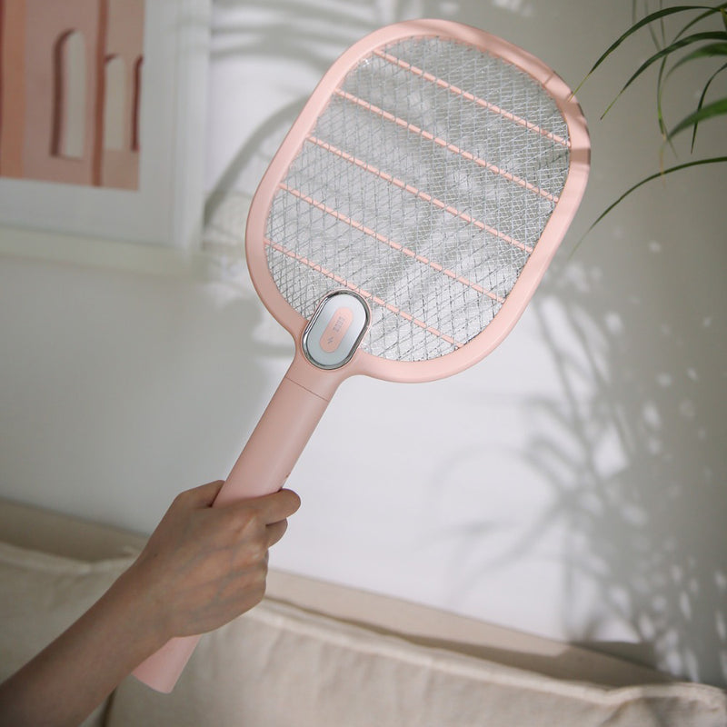 3life Electric Mosquito Swatter Mosquito Dispeller Rechargeable LED Electric Insect Bug Fly Mosquito Killer Racket 3-Layer Net