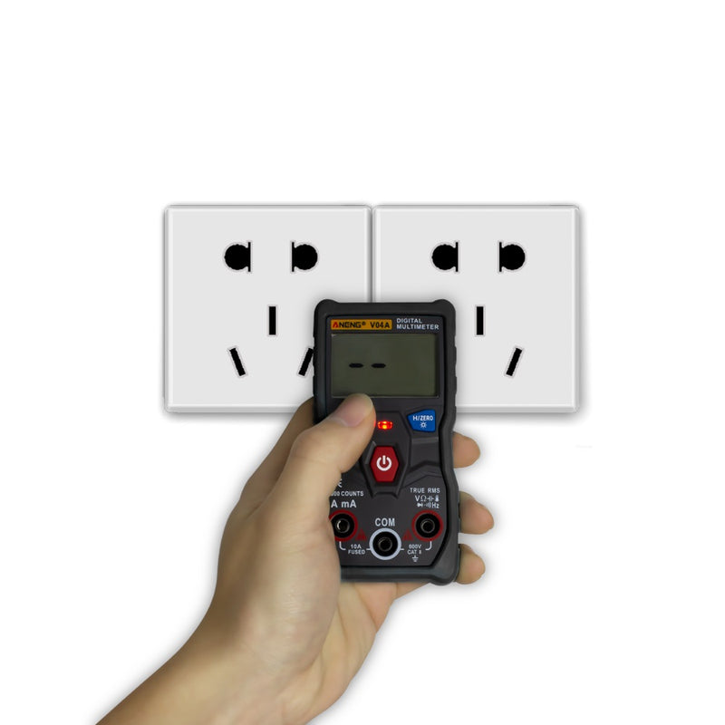 ANENG V04A Automatic Intelligent Gear Recognition Electrician NCV Pocket True RMS Digital Multimeter 4000 Counts NVC Test Temperature Measurement