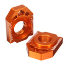 Pair CNC Rear Axle Spindle Chain Adjuster Blocks For KTM SX EXC XCW 125-530 20mm