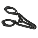 39mm-41mm Motorcycle Headlight Bracket Turn Signal Lights Holder Aluminum Black