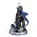 Backflow Incense Burner Resin Dragon Censer Holder + Cone Home Decor 13.5x22.5cm