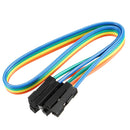 Geekcreit 3.3V 5V XTW ST-LINK V2 STM8 / STM32 Simulator Programmer Downloader Debugger 500MA Fuse Short Circuit Protection Aluminum Alloy U Disk Shell With 20cm Dupont Wire
