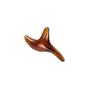 Guasha Amber Grain Resin Wax Scraping Massage Board Triangle Bird Amber Manual Massager