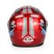 BYB Motorcycle Full Face Helmet HD Anti-fog Lens Breathable Unisex Universal With Neck Protection