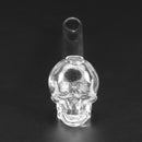 Colorful Skull Glass Water Pipe Modern Design for Smoking Durable