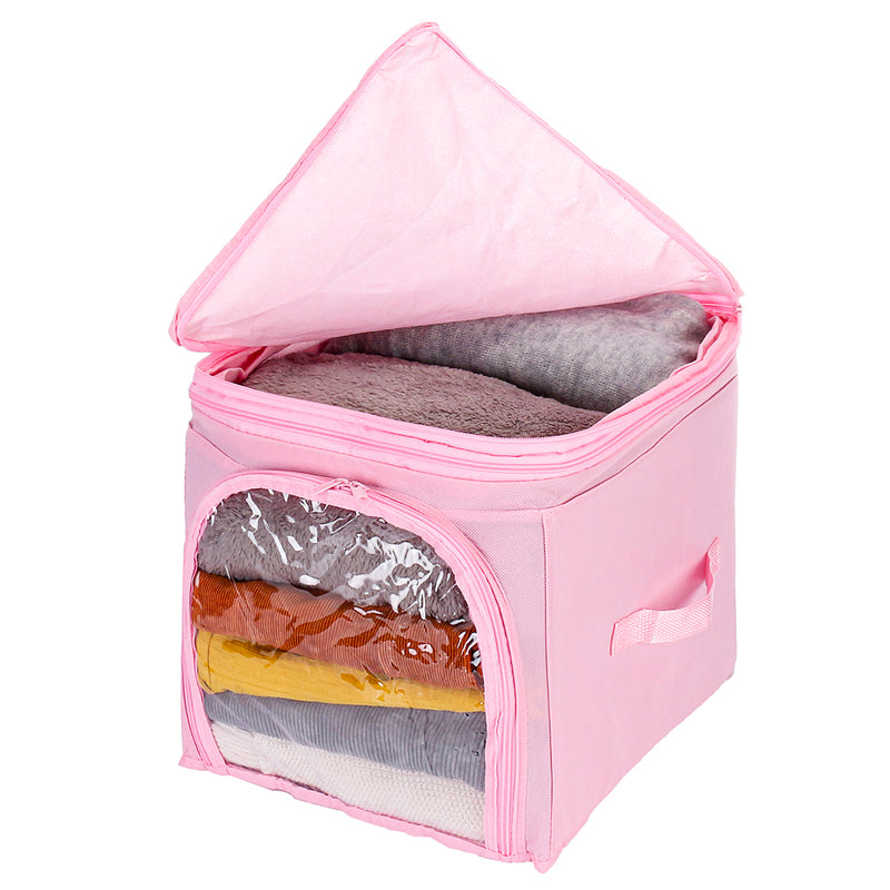 Foldable Storage Bags Clothes Blanket Quilt Closet Sweater Organizer Box Pouch Clothes Storage Bag