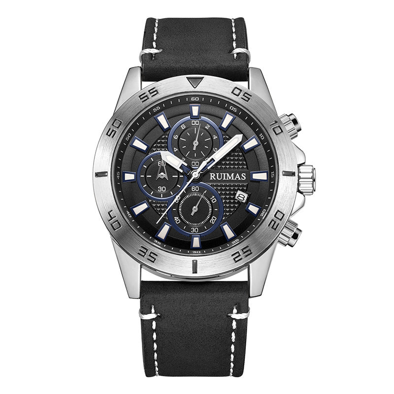 RUIMAS 572 Sport Men Watch 3ATM Waterproof Chronograph Luminous Date Display Quartz Watch
