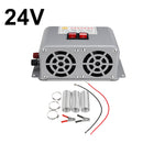 800W 12V/24V 3 Hole Dual Gear Heating Air Conditioning Heater Electric Heating Defroster Heater Car Heater Warming Eqiupment Set