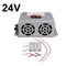 800W 12V/24V 3 Hole Dual Gear Heating Air Conditioning Heater Electric Heating Defroster Heater Car Heater Warming Eqiupment Set
