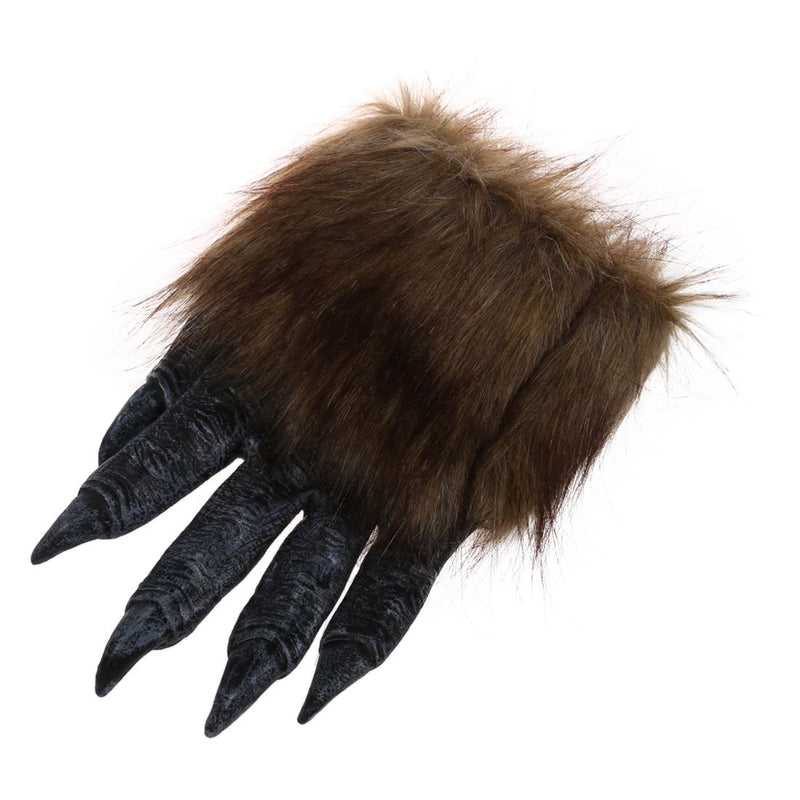 1 Pair Wolf Gloves Halloween Mask Animal Set Werewolf Masquerade