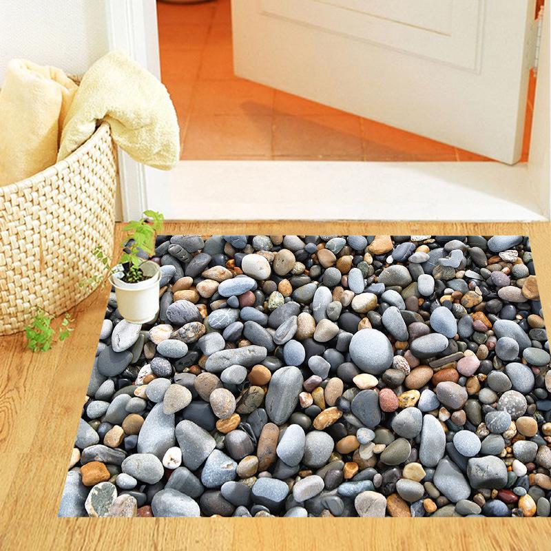 Vatican 3d Wall Sticker Cobblestone Home Decoration Bathroom Floor Anti Skid