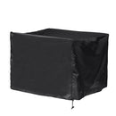 Square Black Fire Pit Cover Outdoor Garden Dustproof Waterproof Cover Garden Table Furniture Cover