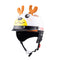 BYB ABS Children Cute Helmet Protective Anti-fog Lens Breathable Cartoon Universal