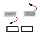 2Pcs 3W 18-SMD LED License Plate Lights Lamp Error Free 6000K White for Mitsubishi Lancer 03-17