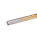 Drillpro 13Pcs M2 HSS 6542 Twist Drill Bit Set 1-6.5mm Titanium Coated Drill Bit with Metal Box for Wood Metal Drilling