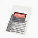Broppe 9pcs 75mm Magnetic 1/4 Inch Hex Shank Cross Head Screwdriver Bits