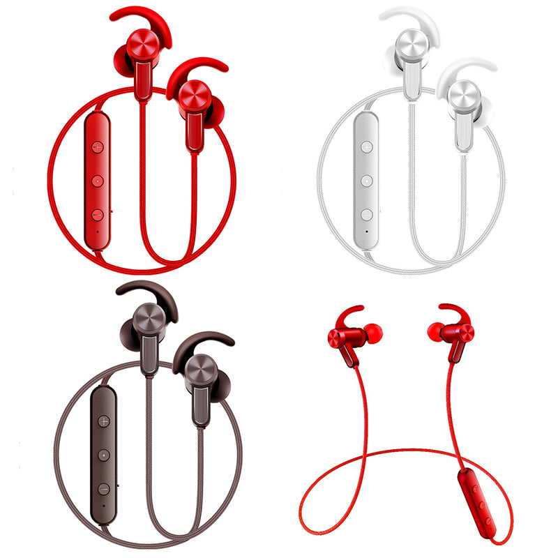 Tangmai Flexible Neckband Wireless bluetooth Earphone Stereo Sports Headphone for iPhone 8 Xiaomi 6X