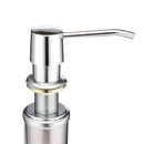 Sliver Stainless Steel Liquid Soap Dispenser Bathroom Kitchen Sink Pump Bottles