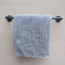 50cm Bathroom Towel Holder Bar Rack Hanger Black Towel Shelf Shower Room Iron Storage Shelves