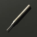 Drillpro DB-M4 10pcs 0.8mm Tungsten Steel Milling Cutter Bits 3.175mm Shank End Mills