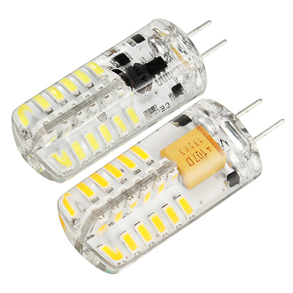 G4 2W SMD3014 48LEDs 260LM Warm White Pure White Light Bulb AC/DC12-24V