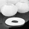 10Pcs White Round Paper Lantern Wedding Lamp Shade Party Lamp Cover Ceiling Decor