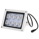 Infrared Illuminator 8 Array IR LEDS Night Vision Wide Angle Outdoor Waterproof for CCTV Security
