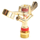 5pcs 3/4" Irrigation Water Impact Lawn Sprinkler 360 Rotate Grass Sprayer Garden Lawn