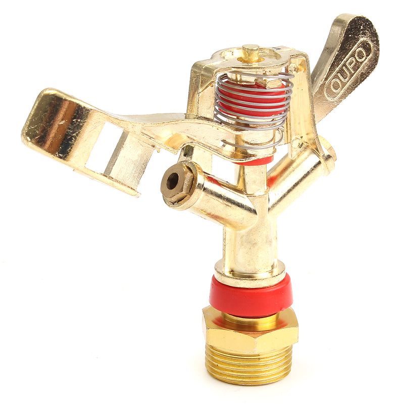 5pcs 3/4" Irrigation Water Impact Lawn Sprinkler 360 Rotate Grass Sprayer Garden Lawn