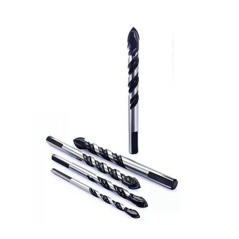 7Pcs Triangle Drill Bit Woodworking Wood Plastic Metal Cutting Hole Saw Cutter