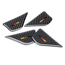Carbon Fiber Car Door Handle Bowl Trim Decal For Mercedes C Class W205 C200