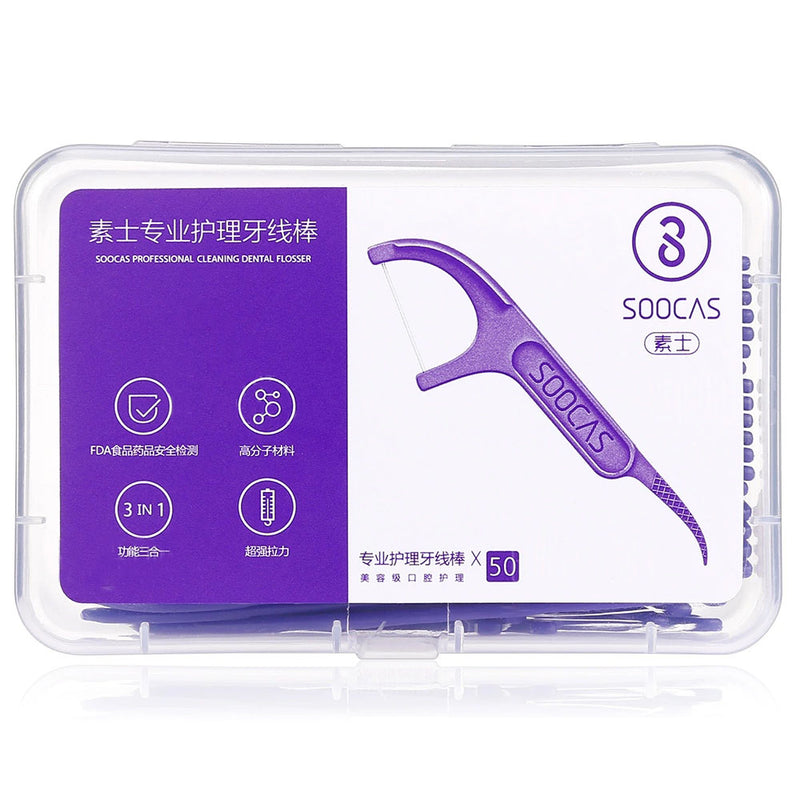300pcs Soocas Professional Dental Tools Flosser Ergonomic Design from Xiaomi Youpin