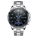 LONGBO 8833 Men Watch Luminous Stainless Steel Fashion Casual Quartz Wrist Watch